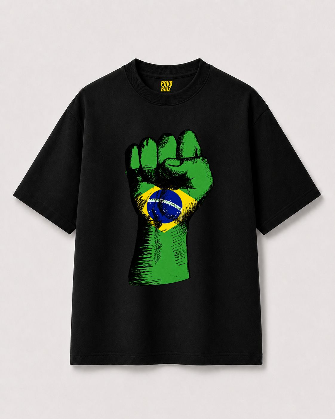 CAMISETA OVERSIZED "FORÇA BRASIL"