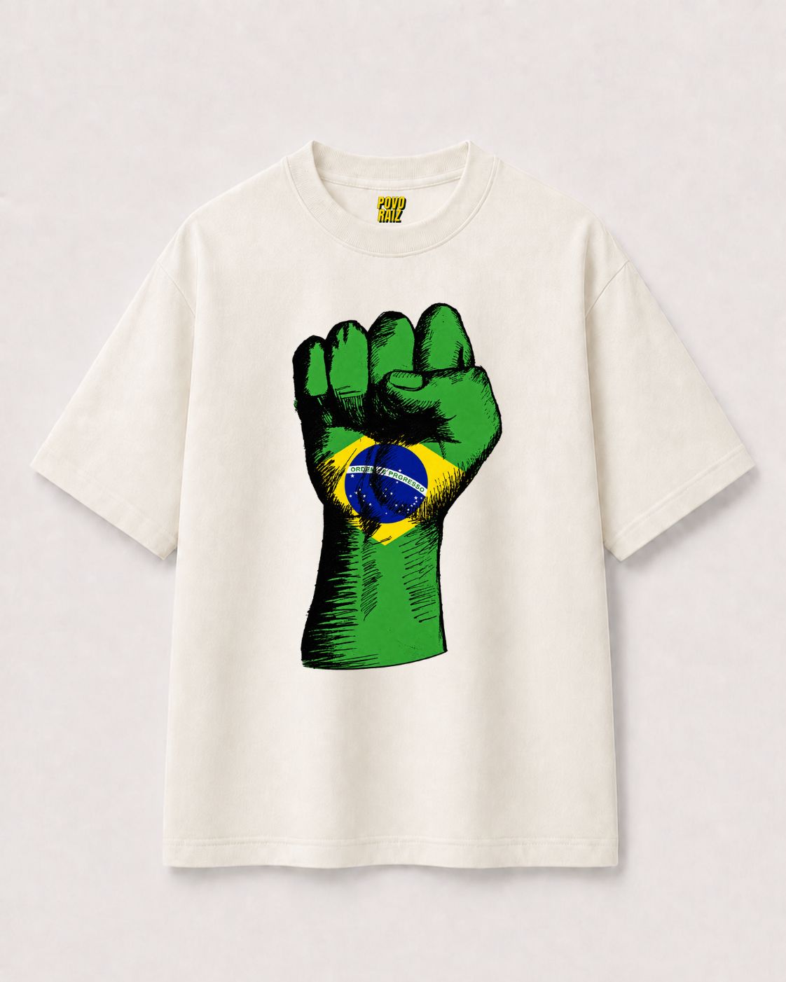 CAMISETA OVERSIZED "FORÇA BRASIL"