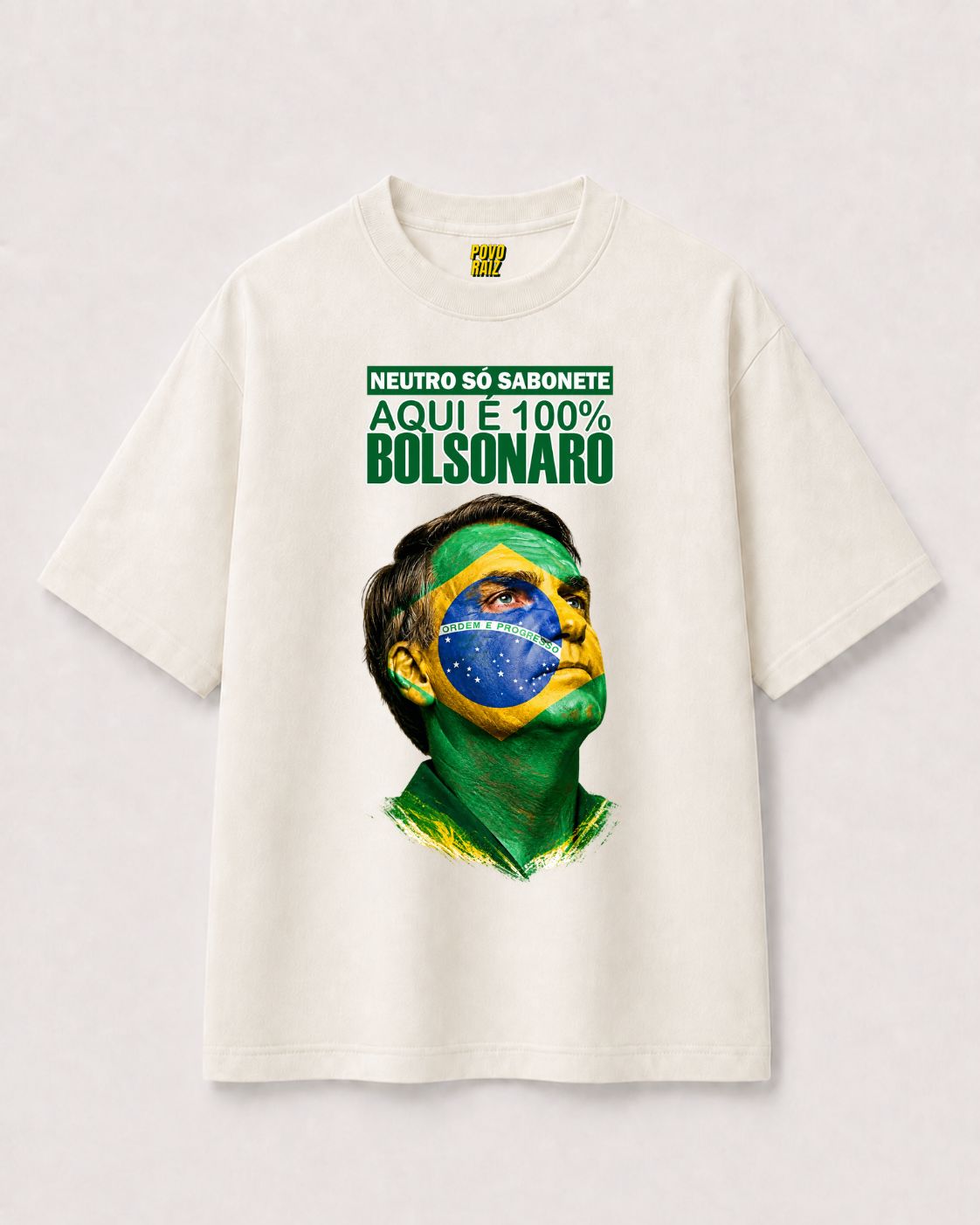 CAMISETA OVERSIZED "NEUTRO SÓ SABONETE"