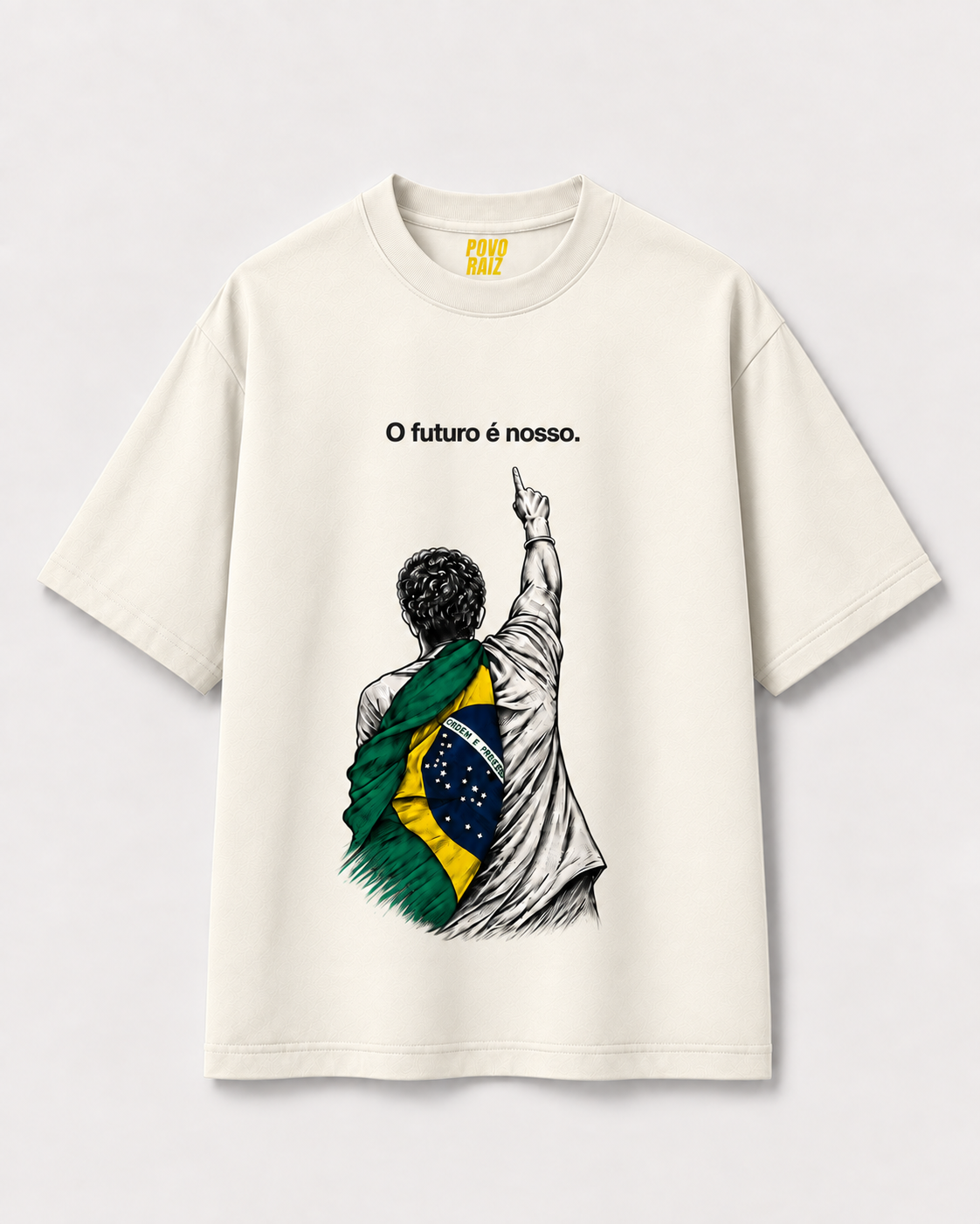 CAMISETA OVERSIZED "FUTURO É NOSSO"