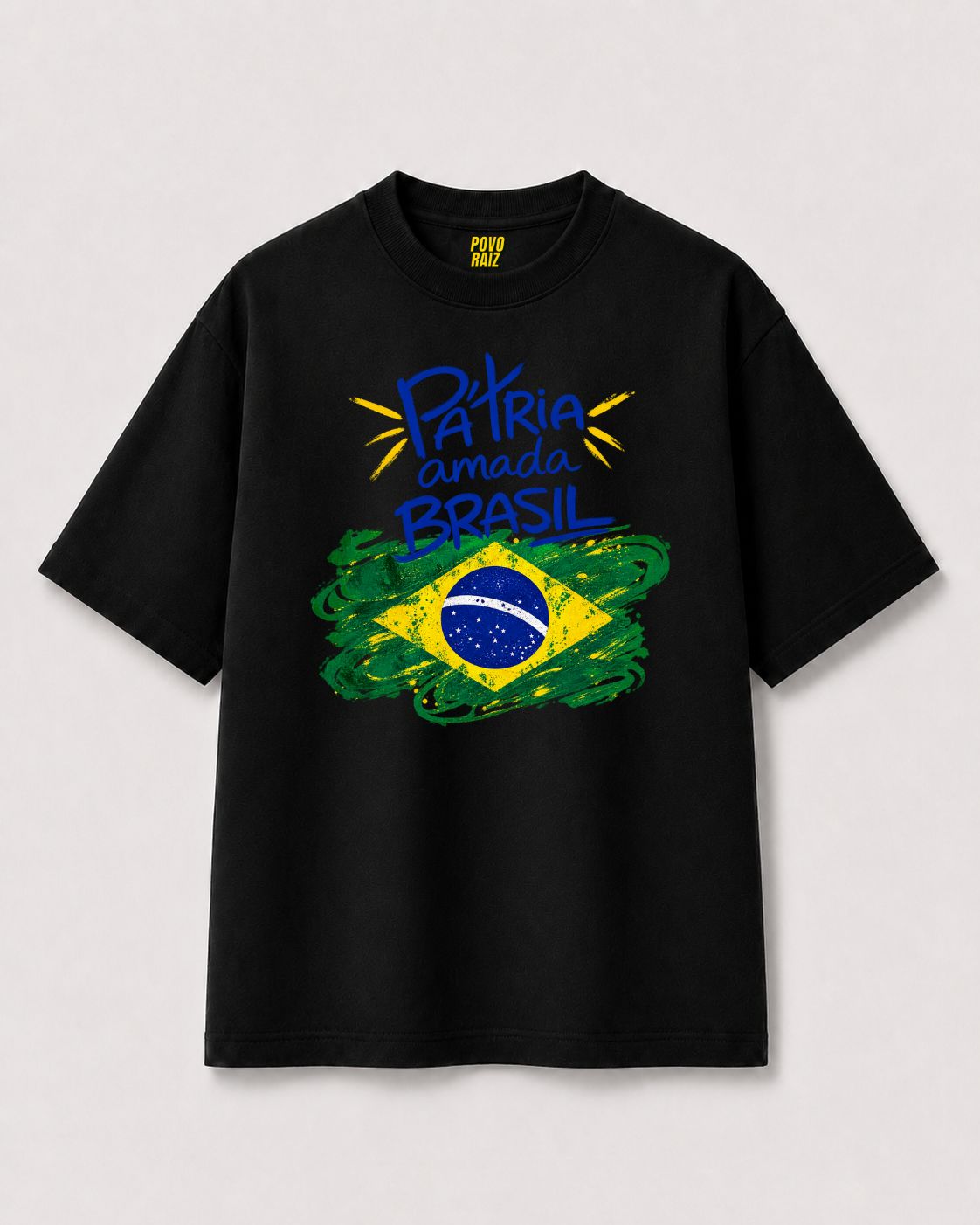 CAMISETA OVERSIZED "PATRIA AMADA BRASIL"