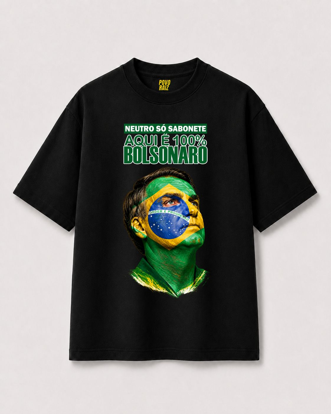 CAMISETA OVERSIZED "NEUTRO SÓ SABONETE"