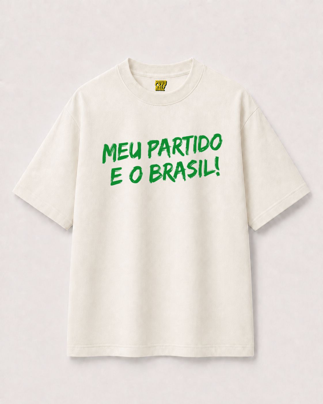 CAMISETA OVERSIZED "MEU PARTIDO"