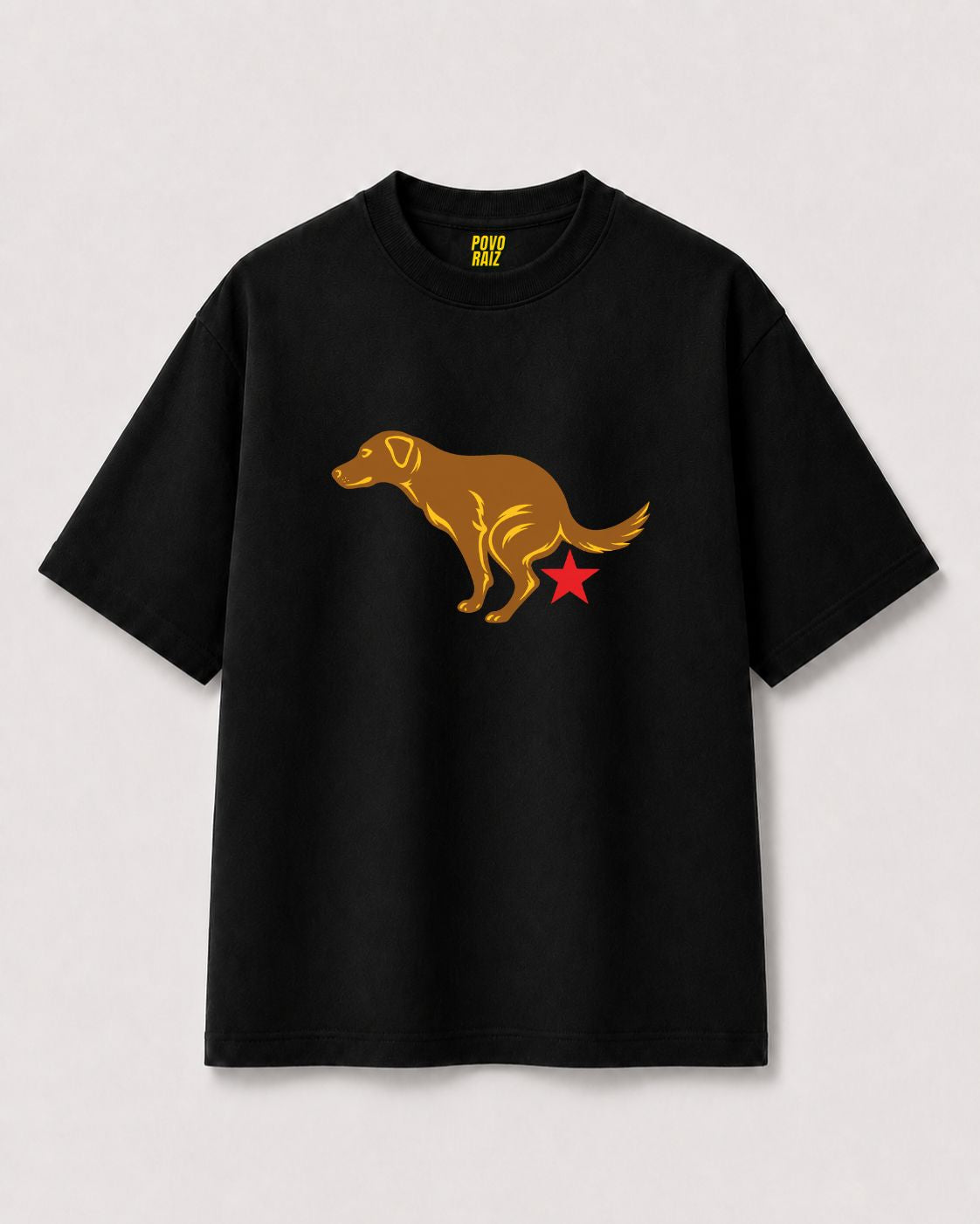 CAMISETA OVERSIZED "LIBERDADE CARAMELO"