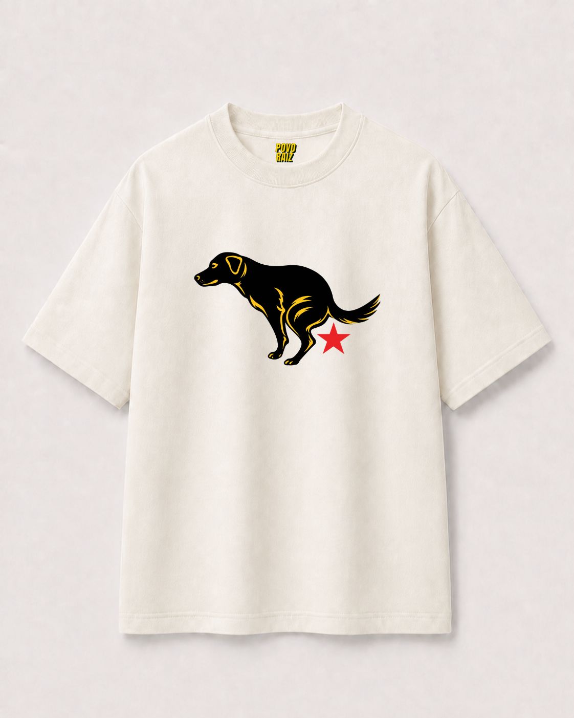 CAMISETA OVERSIZED "LIBERDADE CARAMELO"